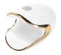 FONDOTIN White Mini Nail Art Lamp 6w Portable LED Nail Dryer for Manicure Salon with Plastic Body and Even Heat up Convenient Power Supply Anytime Anywhere