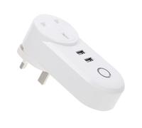 FONDOTIN WiFi Dual USB for Home UK Plug Easy Control for Appliances Stable Performance Convenient Use Design for Mobility