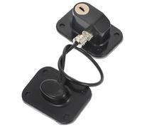 FONDOTIN Window Safety Lock Black Protective Anti-Theft Lock Multi-use Refrigerator and Door Limiter for Childproofing Home Security