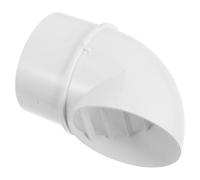 FONDOTIN Windproof PVC Wall Ventilation Cover Quick Install Exterior Exhaust Vent Cap for Kitchen Range Hood Multifunctional Outdoor Vent Hood with Stable Airflow Wind-Resistant Design