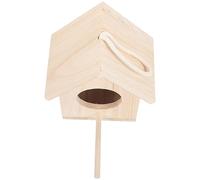 FONDOTIN Wooden Bird Nesting Box for Australian Parrots Parakeet Cockatiel Hummingbirds Bird Breeding Box Healthy Environment for Garden