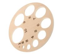 FONDOTIN Wooden Cervical Dilations Board Hollow Cervix Model for Childbirth Education Classes, Fetal Position Chart Teaching Tool for Midwives and Students