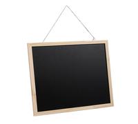 FONDOTIN Wooden Framed Hanging Chalkboard Sign Single Sided Small Blackboard for Home Decor Restaurant Cafe Menus Wall Mounted Message Board