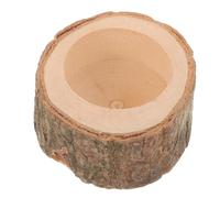 FONDOTIN Wooden Hamster Food Bowl Sturdy Non-tip Small Pet Feeder Smooth Surface Easy Clean Chinchilla Supply Rabbit Feeder for Dwarf Hamsters Guinea Pigs and Squirrels