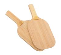 FONDOTIN Wooden Table Tennis Paddle for Blind Players with Slip Ergonomic Handle Enhanced Accessibility for Visual Impaired Sports Education and Events Durable Craftsmanship for Stable Grip