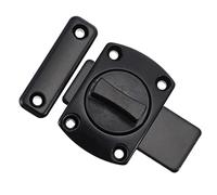 FONDOTIN Zinc Alloy French Door Latch Rotate Bolt Lock for Screen Doors Gate Latches Heavy Duty Safety Slide Lock Easy One Hand Operation for Interior and Exterior Use
