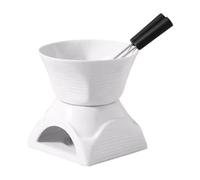 Fondue Cups Set | With Fork 220 Ml Small Ceramic Fondue Pot For Dessert,Cup For Warming And Melting Butter And Cheese,For Candy Desserts, Snacks, Sweets And Milk