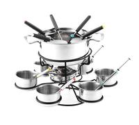 Fondue Kit - Rotating Fondue Kit, Multifunctional Fondue Set | Stainless Steel Cheese Fondue in Small Pot, Small Simple Cooking Set for All Hot Sheaves for Food