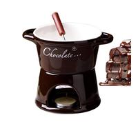 Fondue Mug,Melting Pot with Fork - Chocolate Melt Fondue Mugs Set,for Date Night Birthday Wedding Party Dinner Appetizer Dessert Cheese Candy Bread Caramel Family