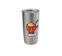 Fondue Party Funny Cheese Lover Design Stainless Steel Insulated Tumbler