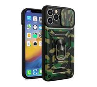 fonefunshop Case Compatible with iPhone 13 Mini in Green Hybrid Armoured Cover Shockproof