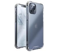 fonefunshop Case Compatible With iPhone 16 Clear Transparent King Kong Tough Shockproof Armoured Edges Crystal Clear Back (iPhone 16 Pro)