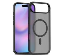 fonefunshop Case For iPhone 17 Air Magnetic Translucent Shockproof TPU Phone Cover Skin Magsafe Compatible Matte Black