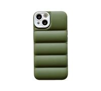 fonefunshop Compatible With iP 13 Pro Max Green Puffer Down Jacket Phone Case