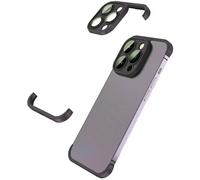 fonefunshop Corner Camera Protector Compatible With iPhone 16 Edge Protection Pad (Black, iPhone 16)