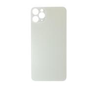 fonefunshop Glass Back Compatible With iPhone 11 Pro Max Plain in White