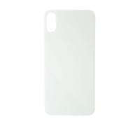 fonefunshop Glass Back Compatible With iPhone XS Max Plain in White