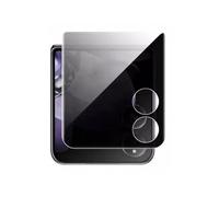 fonefunshop Privacy Screen Protector For Samsung Z Flip 7 FE Front Outer Display - Anti-Peeping Anti-Spy Soft Hydrogel Protective Film