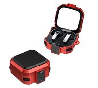 fonefunshop Pro Armor Rugged Case Samsung Galaxy Buds 4 & 4 Pro - Red, 360-Degree Full-Body Drop Protection with Slim-Fit Design and Easy Access to Charging Port and Buttons