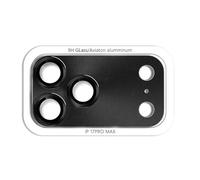 fonefunshop Rear Camera Glass Protector for iPhone 17 Pro Max Black