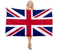 fonefunshop Union Jack National Flag Beach Towel Quick-Dry Microfiber Absorbent for Beach Gym