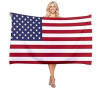 fonefunshop USA National Flag Beach Towel Quick-Dry Microfiber Absorbent for Beach Gym