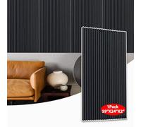 FONESO Acoustic Panels, High Density Sound Absorbing Panels for Walls, Acoustic Foam Panels Fire Resistant for Noise Dampening,Sound Panels, Studio Foam for Home Office (59''X24''X2'' (1 PCS))