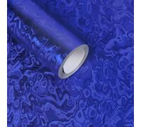 Foneso Forged Carbon Fiber Vinyl Wrap, 3D Cosmic Ghost Textured Auto Car Sticker Decal Film Sheet DIY Vehicle Paint Changing Wrap Featuring Air Release Technology (Blue, 1ft x 5ft)