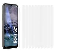 Fonetek® 10x Clear Plastic PET LCD Screen Protector Cover Guards for Nokia G21