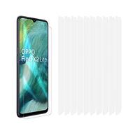 Fonetek® 10x Clear Plastic PET LCD Screen Protector Cover Guards for Oppo Find X2 Lite (6.4")
