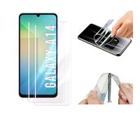 Fonetek 2x For Samsung Galaxy A14 [FULL COVERAGE] Clear TPU Screen LCD Protector Guard Shield Covers