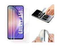 Fonetek 2x For Samsung Galaxy A55 [FULL COVERAGE] Clear TPU Screen LCD Protector Guard Shield Covers