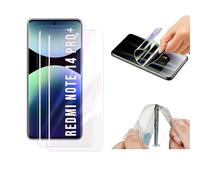 Fonetek 2x For Xiaomi Redmi Note 14 Pro+ [FULL COVERAGE] Clear TPU Screen LCD Protector Guard Shield Covers