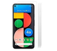 Fonetek® 3x Clear Plastic PET LCD Screen Protector Cover Guards for Google Pixel 4a 5G