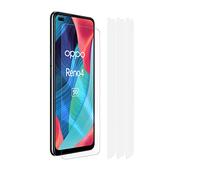 Fonetek® 3x Clear Plastic PET LCD Screen Protector Cover Guards for OPPO Reno 4 5G