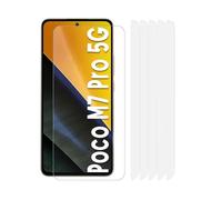 Fonetek 3x Clear Plastic PET Screen Protector Cover Guards for Xiaomi Poco M7 Pro 5G