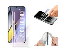Fonetek 3x For Xiaomi Poco F8 Pro [FULL COVERAGE] Clear TPU Screen LCD Protector Guard Shield Covers