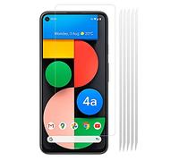 Fonetek® 5x Clear Plastic PET LCD Screen Protector Cover Guards for Google Pixel 4a 5G