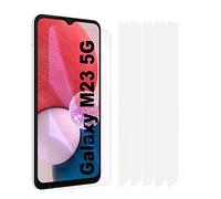 Fonetek® 5x Clear Plastic PET LCD Screen Protector Cover Guards for Samsung Galaxy M23