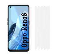 Fonetek 5x Clear Plastic PET Screen Protector Cover Guards for OPPO Reno8
