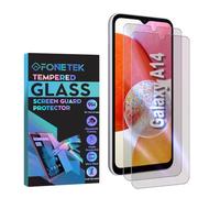 Fonetek® Pack of 2, To Fit Galaxy A14 / A14 5G PRIVACY Anti-Spy Tempered Glass Screen Protector LCD Guard Case Cover