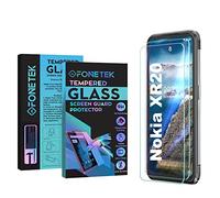 Fonetek® Pack of 2, To Fit Nokia XR20, TEMPERED GLASS Screen Protector Guard Case Covers for Nokia XR20