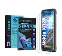Fonetek® Pack of 3, To Fit Nokia XR20, TEMPERED GLASS Screen Protector Guard Case Covers for Nokia XR20