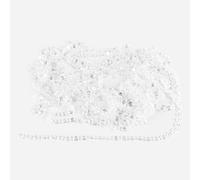 FONGKNOX 10mm Clear Glass Crystal Beads Lamp Chain Garland 33 FT Colorful Beads Chain Roll Acrylic Disc Decorative Beads Chain for DIY Wedding Party Decoration