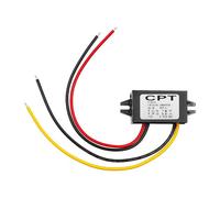 FONGKNOX 12V to 3.7V 3A DC-DC Step Down Converter Module with Over Current Over Voltage Short Circuit Protection, IP67 Waterproof, Black