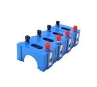FONGKNOX 4 PCS D-Cell Battery Holder,Circuit Series Parallel Connects Experiment Battery Holder,7x4x3.5cm