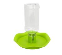 FONGKNOX Automatic Reptile Feeder Tortoise Water Dispenser with Bottle Reptile Drinking Bowl Feeding Dish Accessories Green