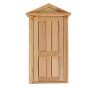 FONGKNOX Dollhouse Miniature Wooden Door 1:12 Scale Simulation Interior Door DIY DIY Simulation Fairy Doll House for Dollhouse Furniture Accessories Dollhouse Furniture Decoration