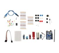 FONGKNOX Electronics Starter Kit Electronic Fun Kit with USB Cable Breadboard Sensor Modules and Resistor Set Basic Starter Kit