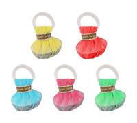 FONGKNOX Hand Throw Streamer 5Pcs Poppers Party Streamers Colorful Hand Throw Streamers Confetti No Mess Paper Crackers for Birthday Wedding Celebrations Graduation
